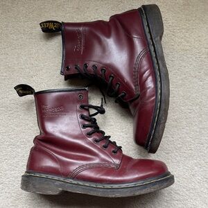 Dr. Martens Women’s 1460 Smooth Leather Lace Up Boots